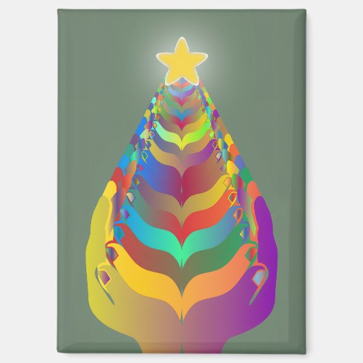 Christmas Hope and Togetherness Magneet (Voorkant)