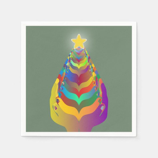 Christmas Hope and Togetherness Servet (Voorkant)