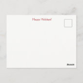 Christmas Horses Cute and Fun Holidays Briefkaart (Achterkant)