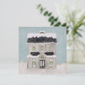 Christmas House Kaart (Staand voorkant)