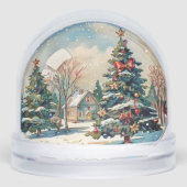 Christmas House Winterscape Snow Trees (Avant)