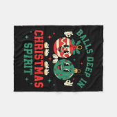 Christmas Humor Deep In Christmas Srit  Fleece Deken (Voorkant (Horizontaal))
