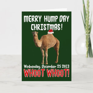 Christmas Hump Day Camel Christmas Kaart