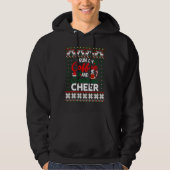 Christmas I Run On Coffee and Christmas Cheer Ugl Hoodie (Voorkant)