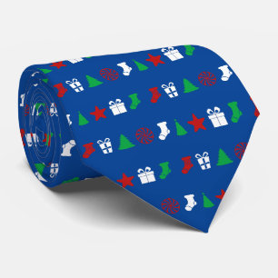 Christmas Icons (Tri-Color) Stropdas