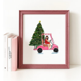 Christmas illustration poster