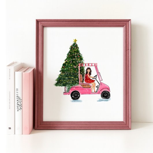 Christmas illustration  poster