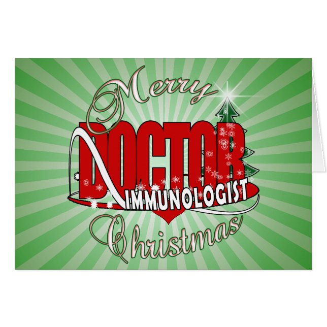 CHRISTMAS IMMUNOLOGIST DOCTOR (Voorkant Horizontaal)