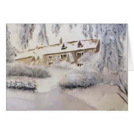 CHRISTMAS IN DE oorspronkelijke COTSWOLDS-waterver