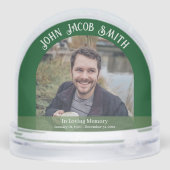 Christmas In Heaven Memorial Snow Globe (Arrière)