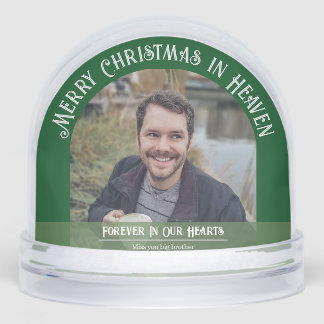Christmas In Heaven Memorial Snow Globe Sneeuwbol