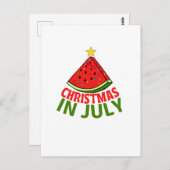 CHRISTMAS IN JULI BRIEFKAART (Voorkant / Achterkant)