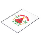 CHRISTMAS IN JULI NOTITIEBOEK (Linkerzijde)