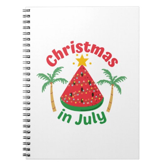 CHRISTMAS IN JULI NOTITIEBOEK (Voorkant)