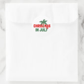 CHRISTMAS IN JULI RONDE STICKER (Tas)