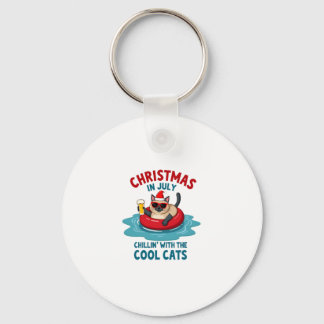 Christmas In July Daddy Mommy Chillin With The Sia Sleutelhanger