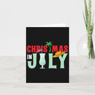 Christmas In July Merry Christmas Summer Funny San Kaart