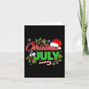 Christmas In July Merry Christmas Summer Funny San Kaart