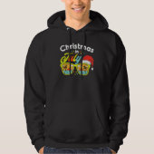 Christmas In July Sunglasses Santa Beach Summer Su Hoodie (Voorkant)