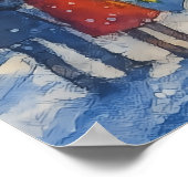 Christmas in New York Poster, Winter City Scene  Poster (Hoek)