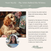 Christmas in Paris – Whimsical Winter Eiffel Tower Canvas Afdruk