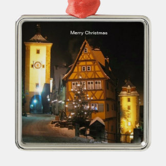 CHRISTMAS in ROTHENBURG GERMANY Metalen Ornament