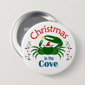 Christmas in the Cove Large Button (Voorkant /achterkant)