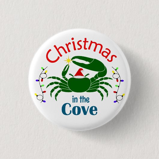Christmas in the Cove Small Button (Voorkant)