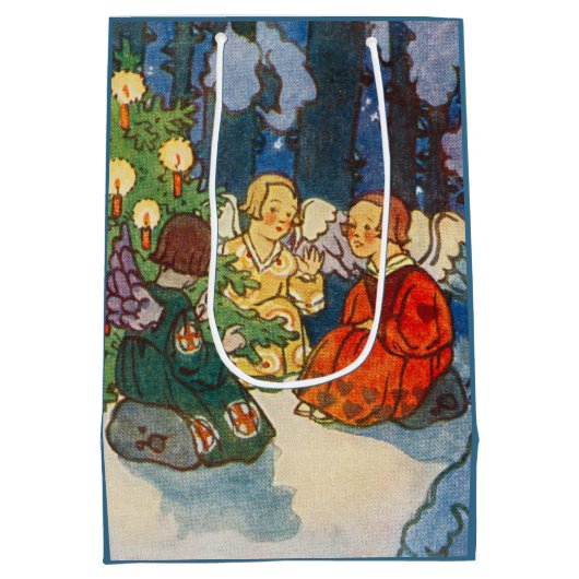 Christmas in the forest - Zdenek Guth Medium Cadeauzakje (Achterkant)