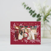 christmas invitation card (Debout devant)