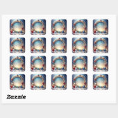Christmas Jewel Lijst Holiday Sticker (Vel)