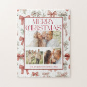 Christmas Jigsaw Puzzle | Family Photo Gift (Vertical)