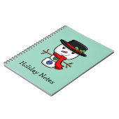 Christmas Jolly Snowman Notitieboek (Linkerzijde)
