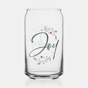 Christmas Joy Drinkware Glass Blikvorm Glas
