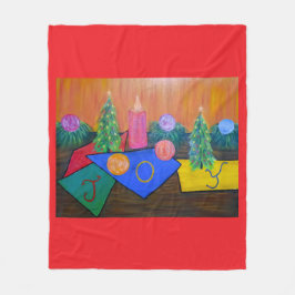 Christmas Joy Fleece Deken