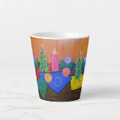 Christmas Joy Latte Mug Latte Mok (Voorkant)