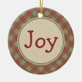 Christmas Joy Ornament (Voorkant)