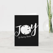 Christmas Joy Sand Dollar T Shirt Kaart (Voorkant)