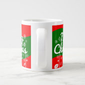 Christmas Jumbo Mug – White Ornaments  (Dos)