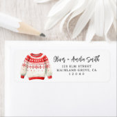 Christmas Jumper Retourlabel Etiket (Insitu)