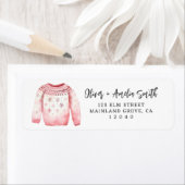 Christmas Jumper Retourlabel Etiket (Insitu)