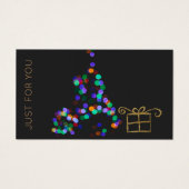 Christmas Just for You Cadeau Kaart Certificaat (Voorkant)