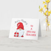 **CHRISTMAS-KAART VAN DE LERER KAART (Gele Bloem)