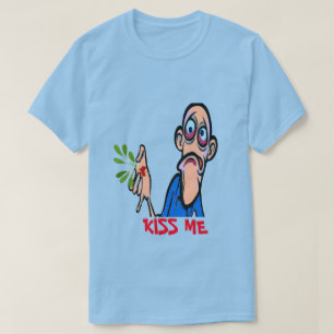 Christmas Kiss Me, modifier ajouter texte- T-shirt