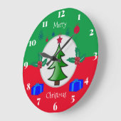 Christmas Kitchen Clock Grote Klok (Hoek)