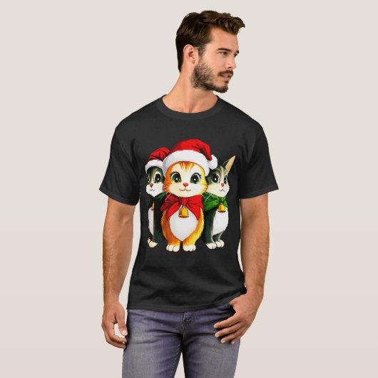 Christmas kitten T-Shirt (Devant entier)