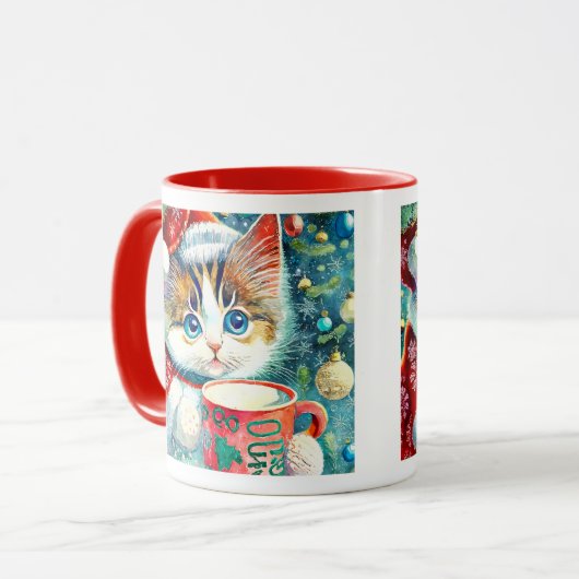Christmas Kitty Mug (Devant gauche)