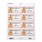 Christmas Label - SRF (Full Sheet)