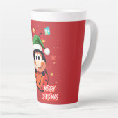 Christmas Ladybug Cheer Latte Mok (Rechterhoek)