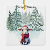 Christmas Lamb Ornament (Voorkant)